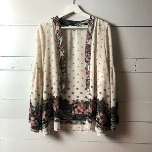 Taylor & Sage Floral Kimono Size XS